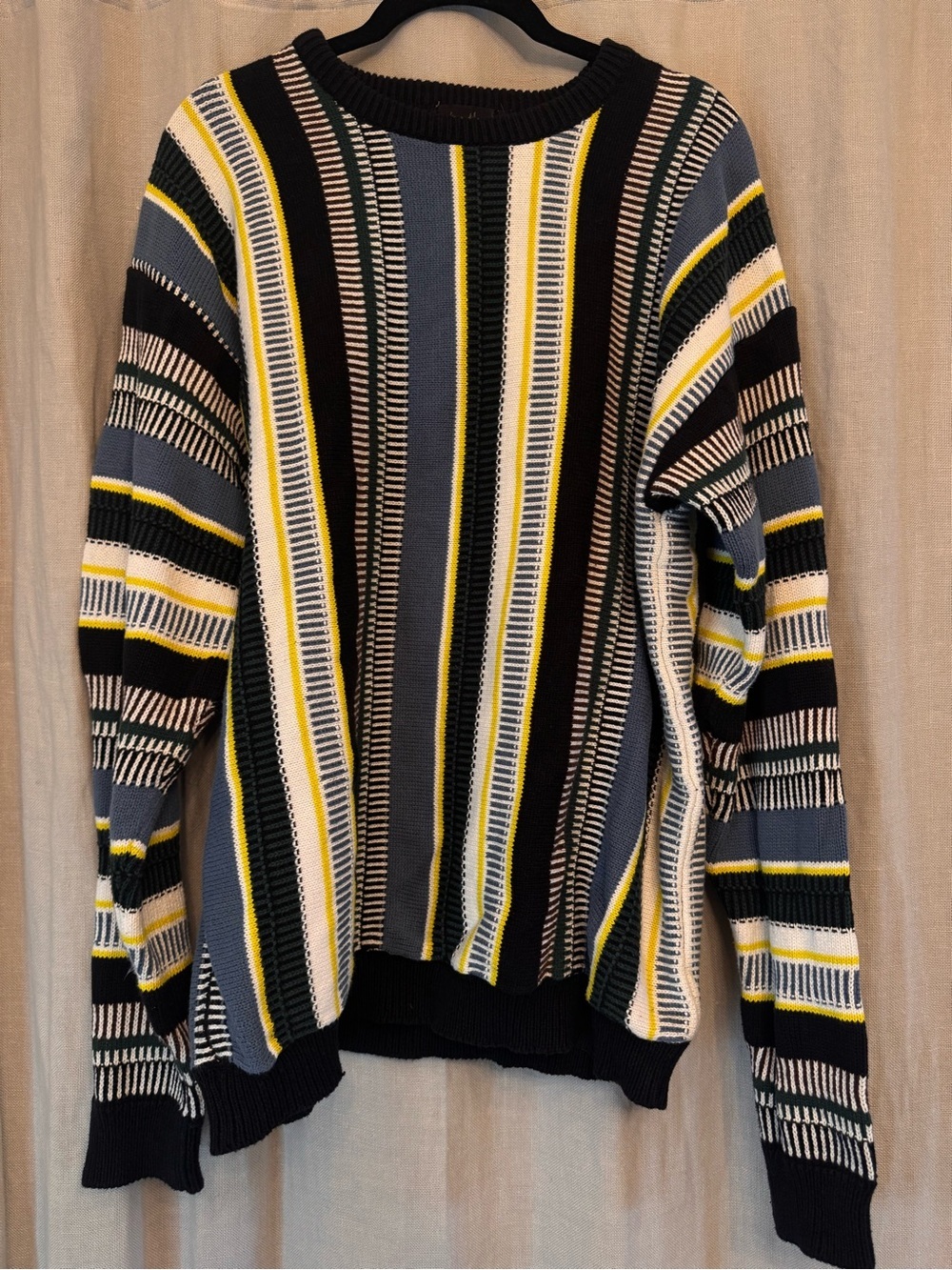 TRUTH by Republic Urban Outfitters Vintage 90s Vertical Stripe Knit Sweater XL